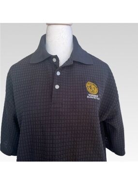Versace Jeans Collection Black Short-Sleeve Polo Shirt